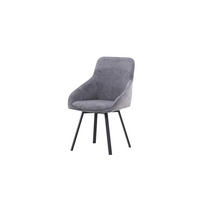 ESSZIMMERSTUHL ROSIE Grau 55x60x88 cm - Grau, Textil (55/88/60cm) - FURNLUX