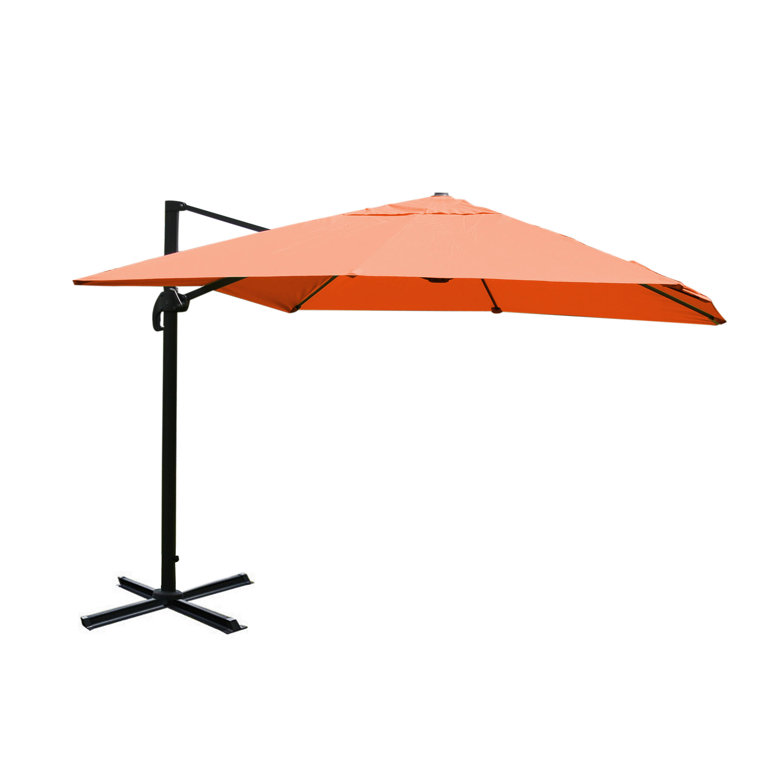 AMPELSCHIRM I Orange 300/300 cm - Orange, Textil (360/300cm) - MCW