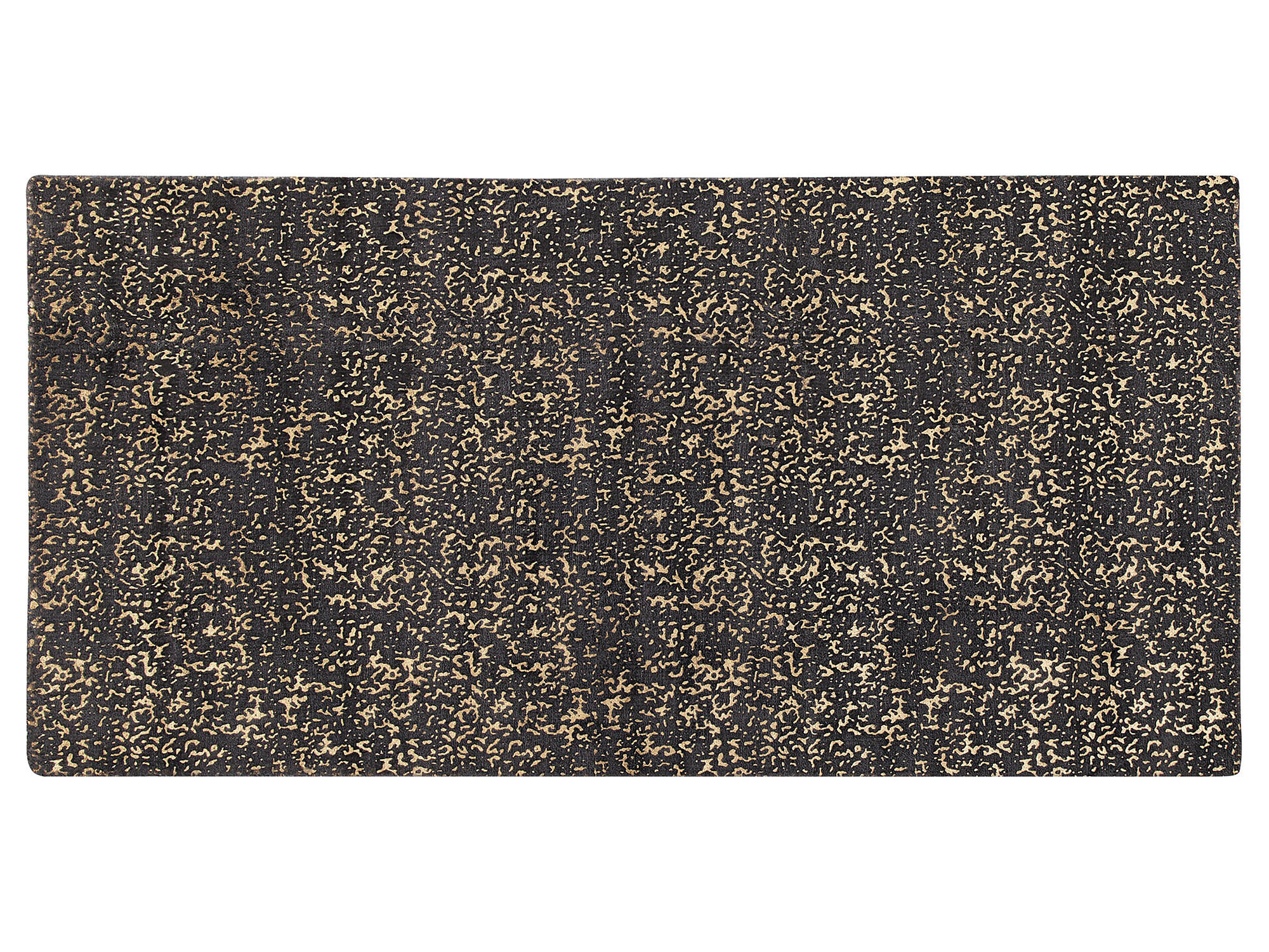 KURZFLOR-TEPPICH Esel 150/80 cm - Grau, Naturmaterialien (80/150cm) - Beliani