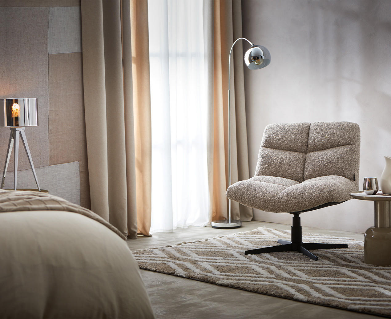 Sessel in Beige