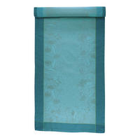 TISCHLÄUFER Green House - Blau, Textil (50/160cm) - BUTLERS