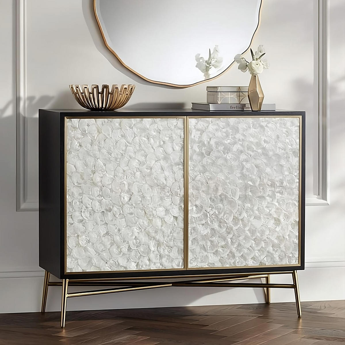 SIDEBOARD STILIG Grau 110x40x90 cm - Grau, Holzwerkstoff (110/90/40cm) - FURNLUX