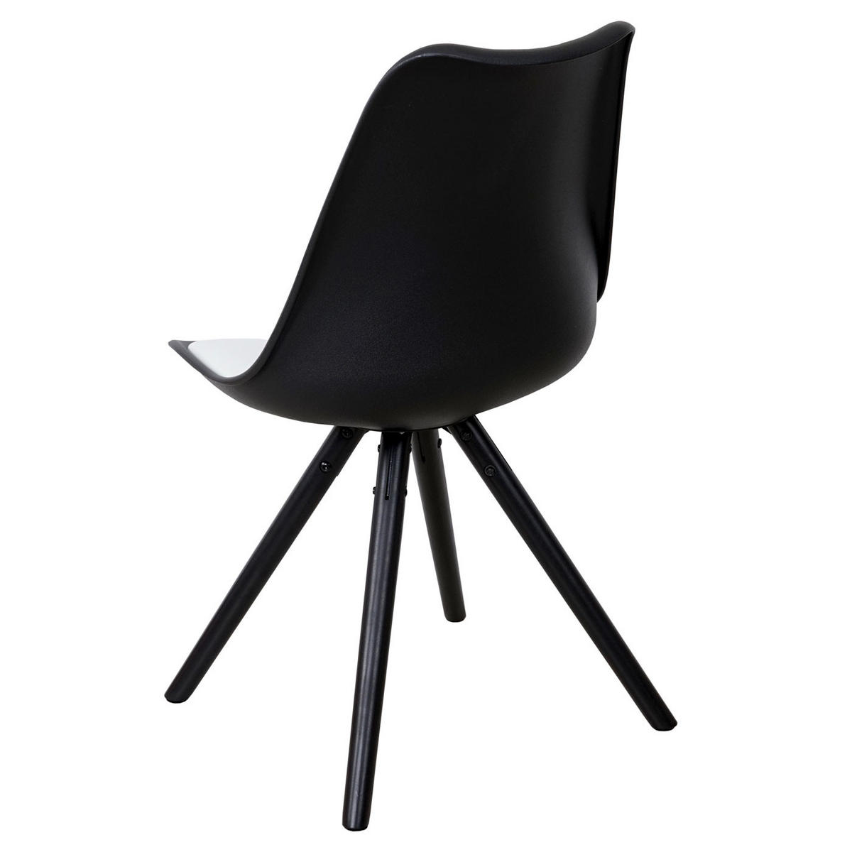 ESSZIMMERSTUHL Schwarz 2er-Set - Schwarz, Textil (48/82/53cm) - MCW