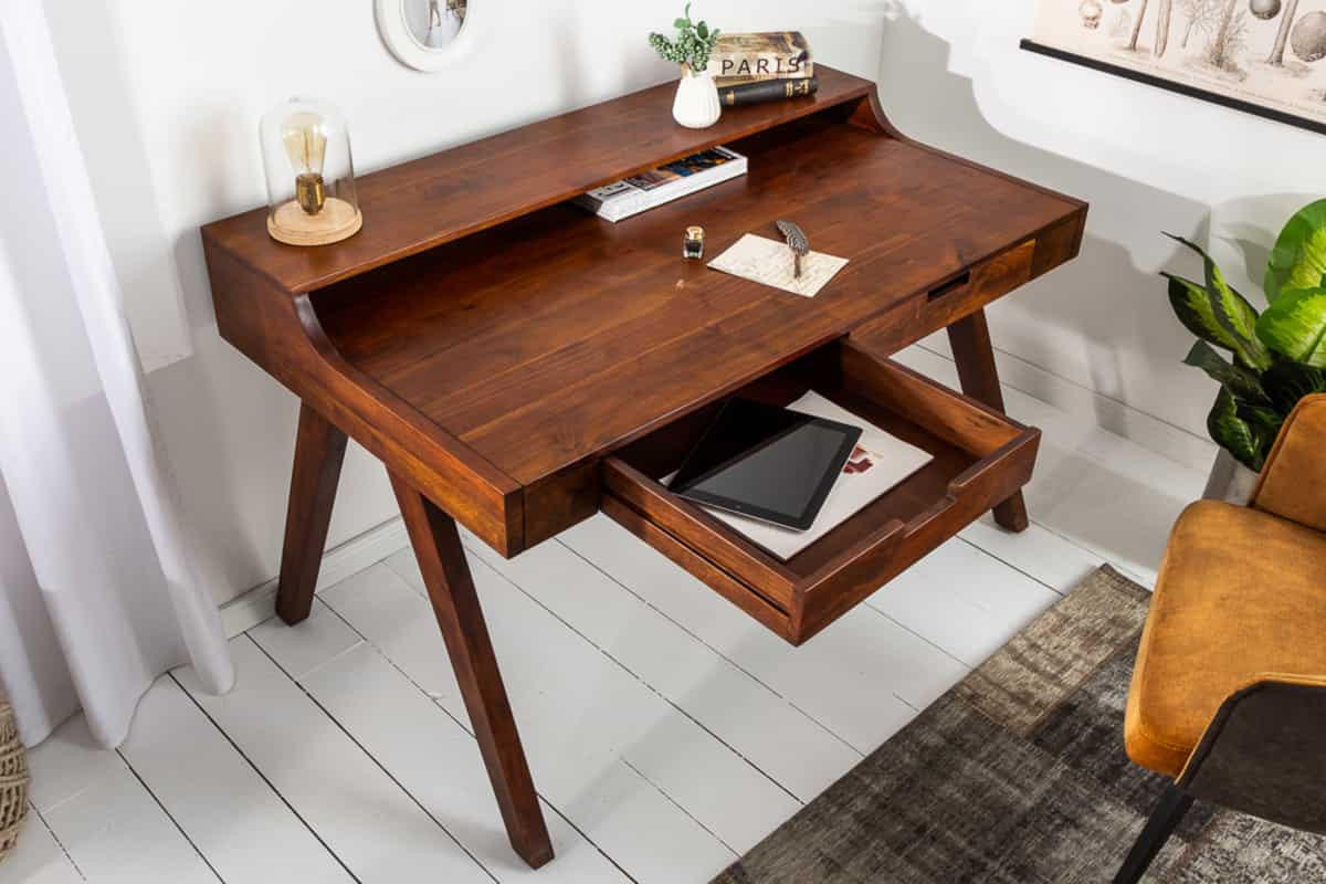 SEKRÄTER MONSOON Akazie 100cm - Braun, Holz (60/100/84cm) - riess-ambiente