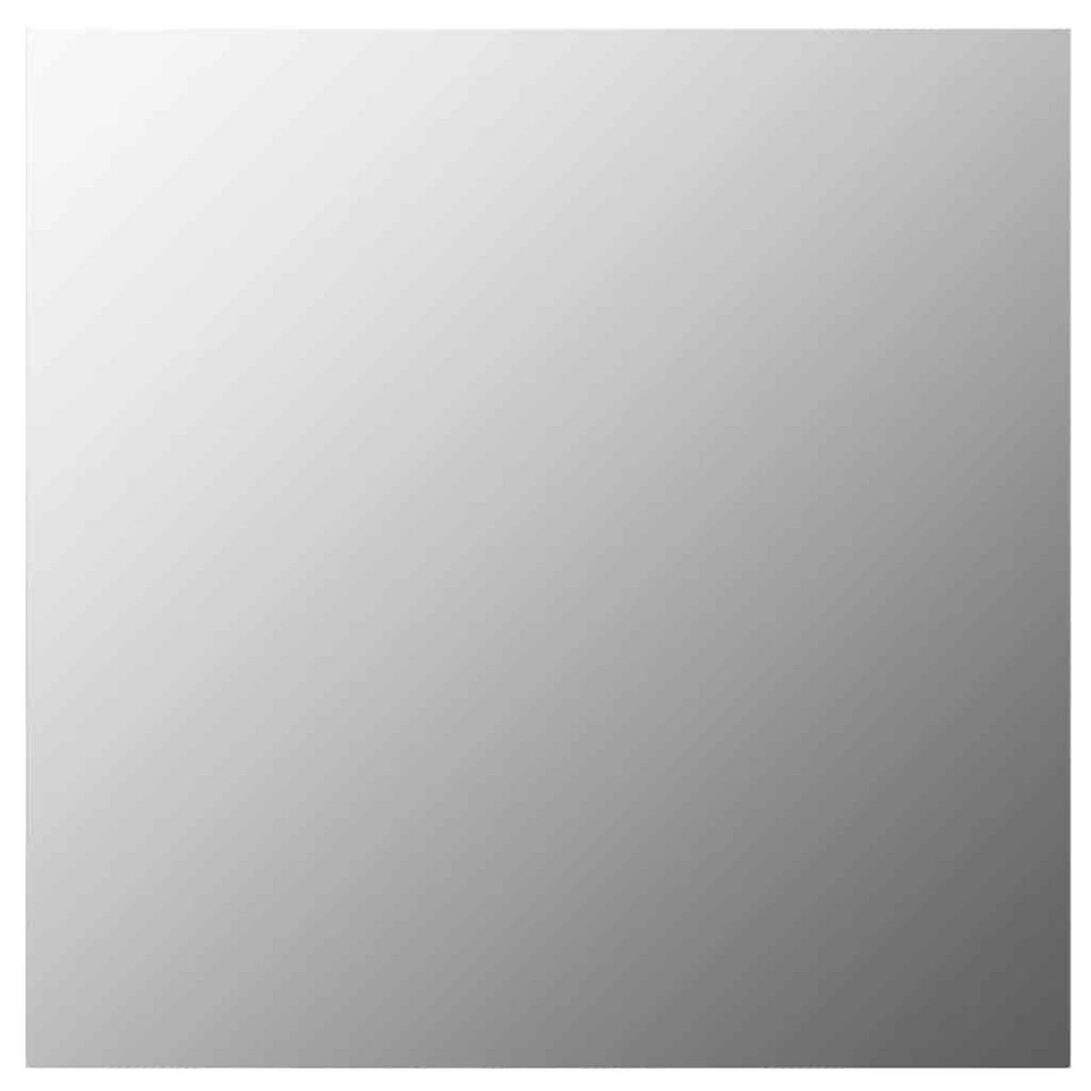 WANDSPIEGEL 50 x 50 cm Quadratisch Glas - Silberfarben, Glas (50/2/50cm) - furnicato