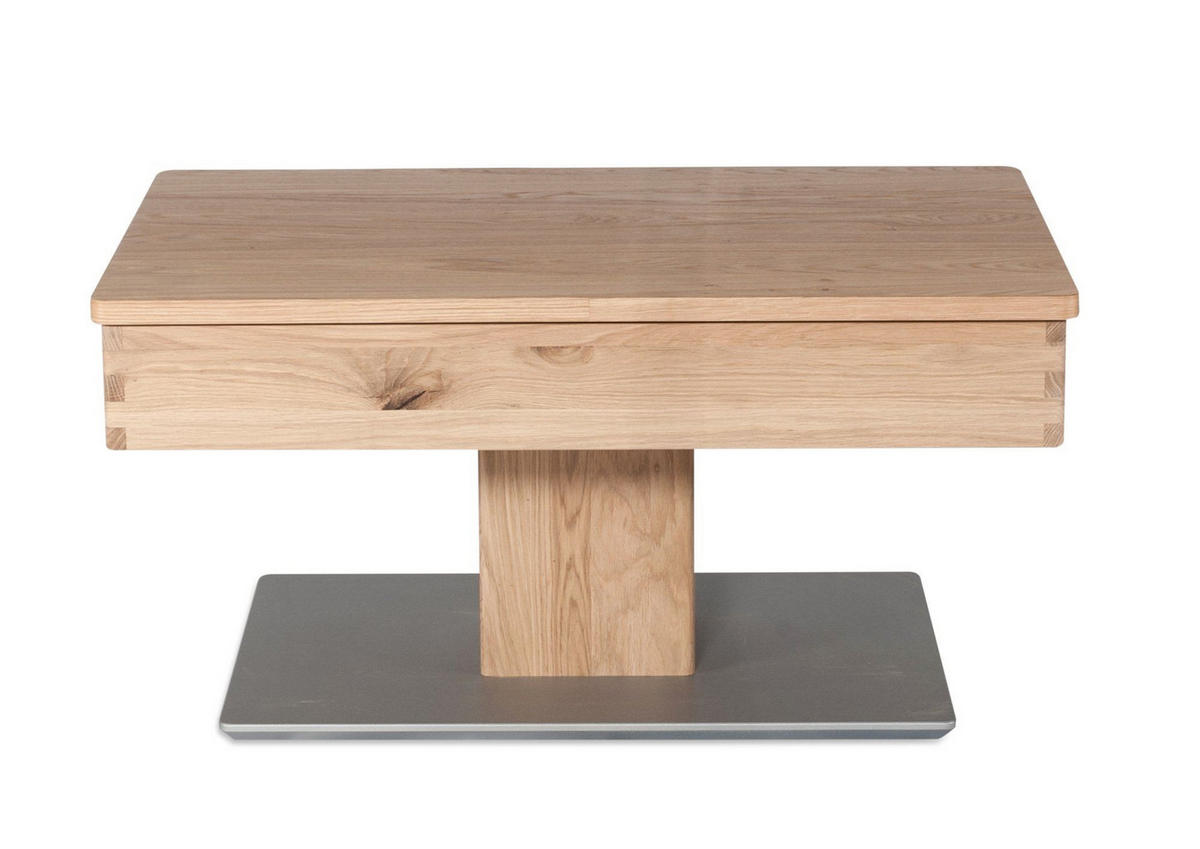 FUNKTIONSTISCH Celeste 90x60x43 höhenverstellbar;diagonal verschiebbar Wildeiche Bianco - Eiche Bianco, Holz (90/60/43cm) - 58aufmkessel