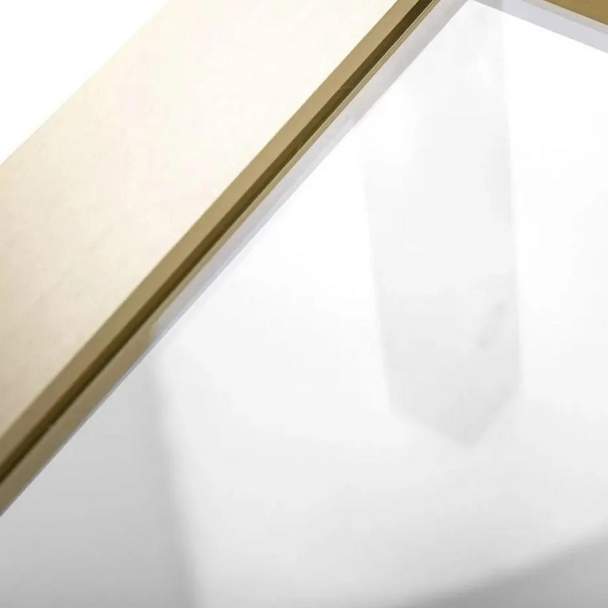 DUSCHTÜR Rea Rapid Slide 110 Gold Brush - Goldfarben, Glas (111/195cm) - REA