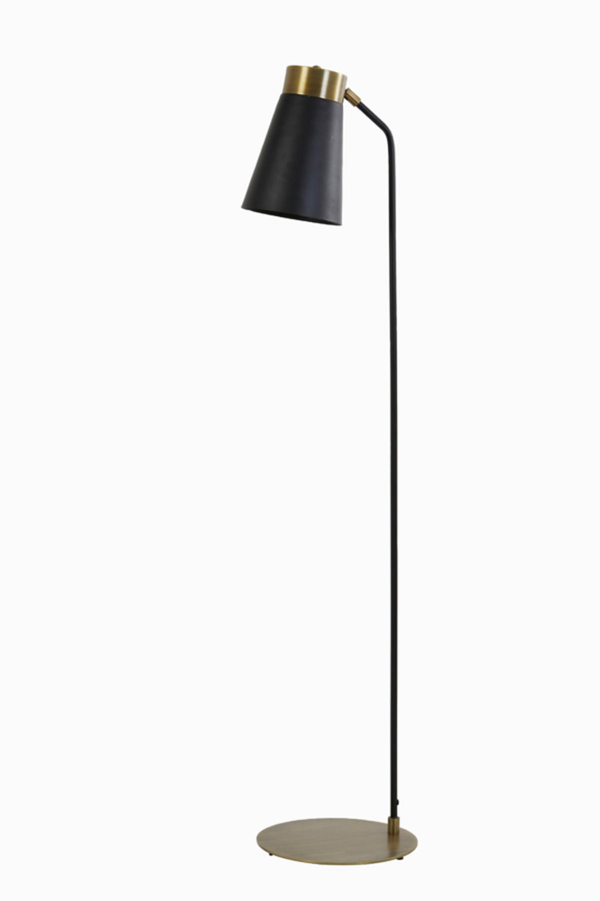 STEHLEUCHTE Braja Schwarz Ø30/143 cm - Schwarz, Metall (30/29/143cm) - Light & Living