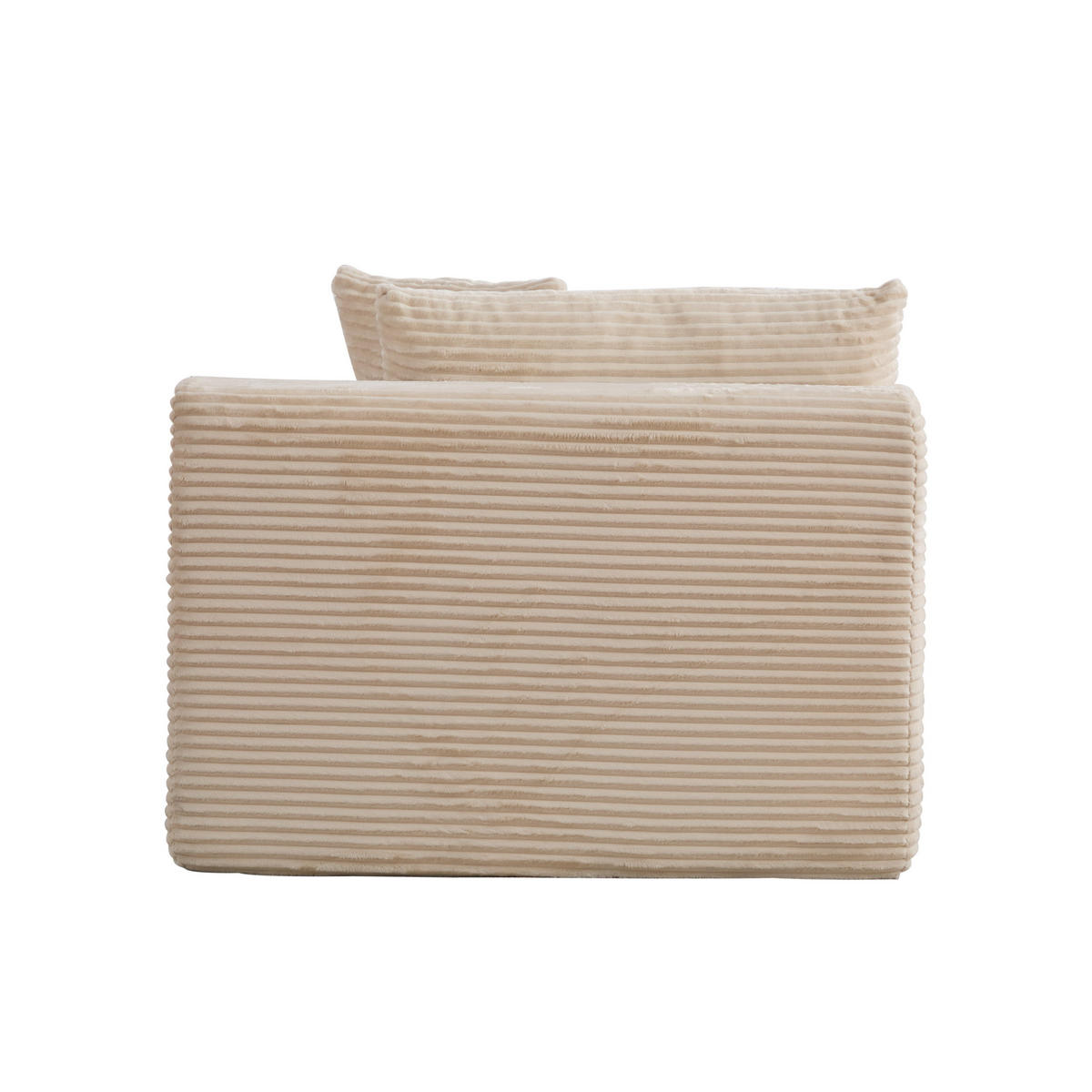 SOFAELEMENT 174/100/74.5 cm Beige mit rutschfestem Boden - Beige, Textil (100/74.5/174cm) - Oxeza