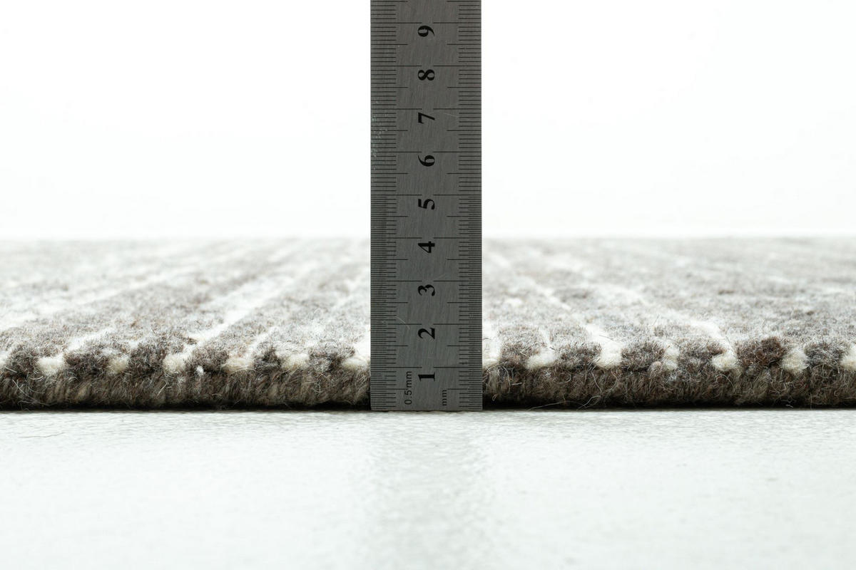 WOLLTEPPICH Uwe Düne 90x160 cm - Braun, Textil (90/160cm) - Sansibar SYLT