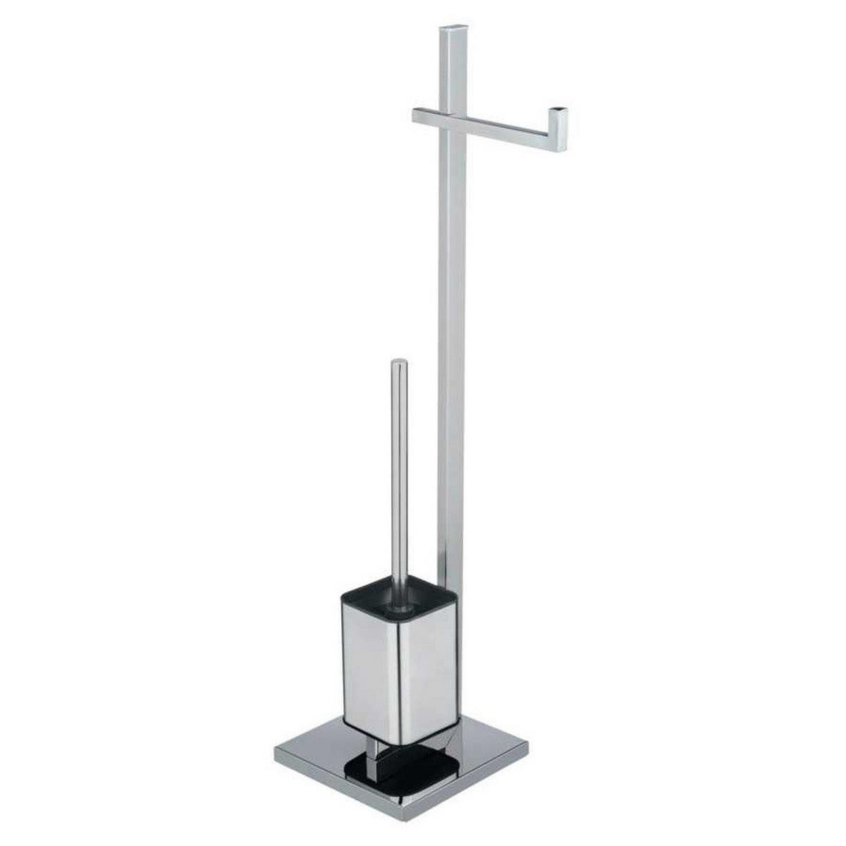 TOILETTENPAPIERSTÄNDER Quadro 23,5/18,5/72,5 cm - Silberfarben, Metall (18.5/72.5/23.5cm) - Wenko