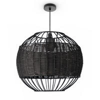 PENDELLEUCHTE Puglo - Schwarz, Metall (30/30/25.4cm) - Paco Home