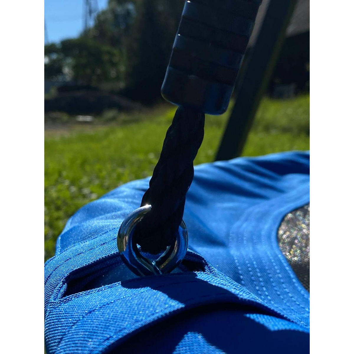 KINDERSCHAUKEL feuerverzinktes Schaukelgestell Doppel - Blau, Metall (250/173cm) - Potenza