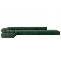 ECKSOFA modulares Sofa Felto-L3 - 475x190x70 cm Grün Cord - Grün, Holzwerkstoff/Textil (475/190cm) - ALTDECOR