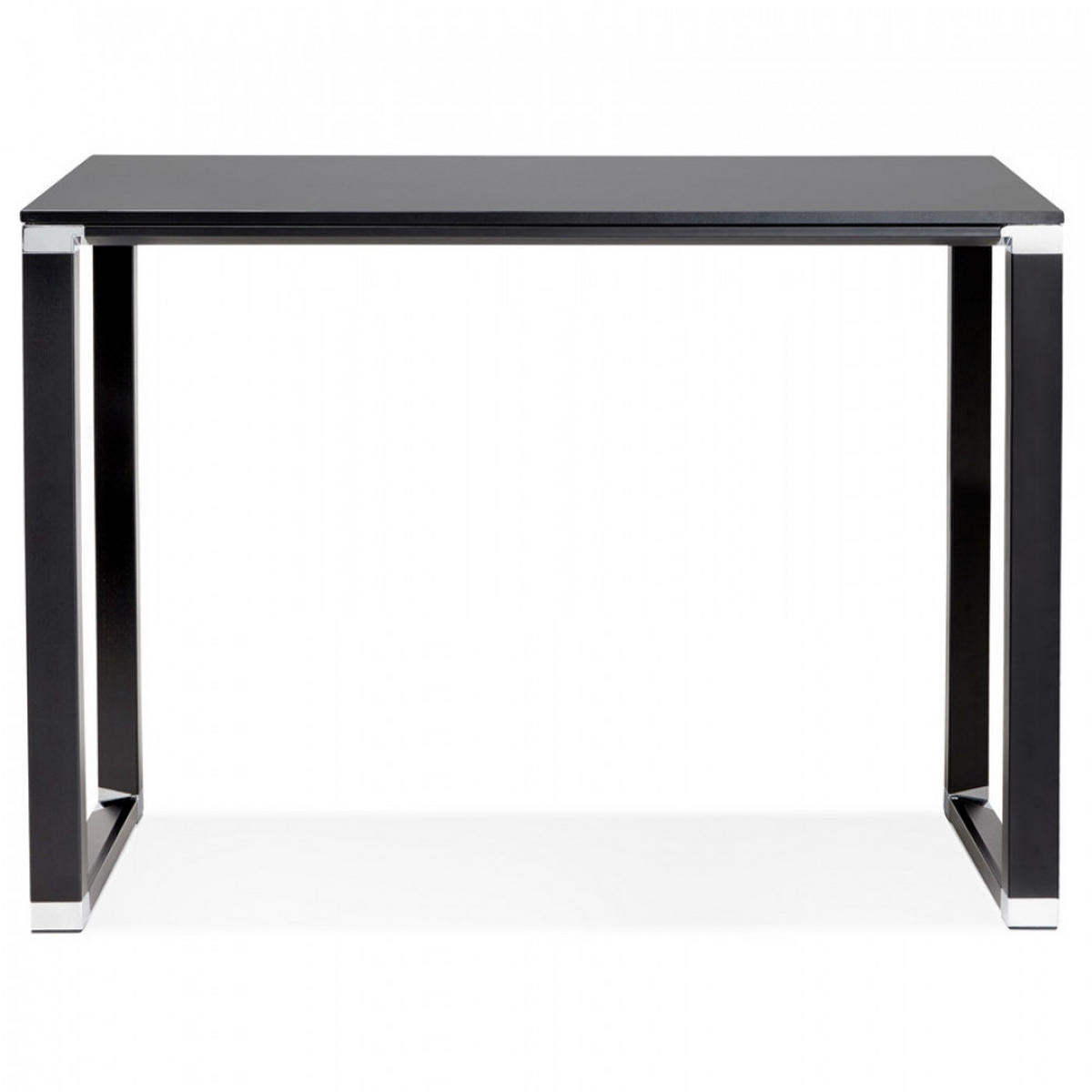 SCHREIBTISCH Schwarz 140x70x101,8 cm - Schwarz, Holz/Metall (140/70/101.8cm) - AlterEgo