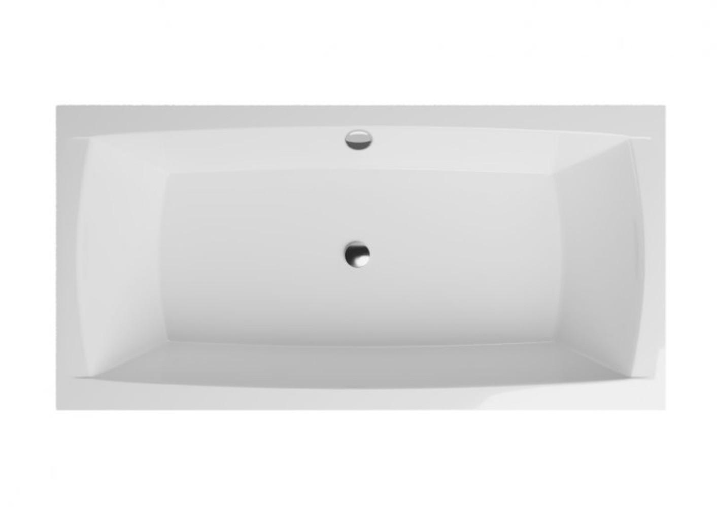 BADEWANNE Rechteck APRI 140/70 Ablauf & Füße - Weiß, Kunststoff (70/42/140cm) - bad land