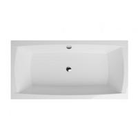 BADEWANNE Rechteck APRI 140/70 mit Styro Ablauf Füße - Weiß, Kunststoff (70/42/140cm) - bad land