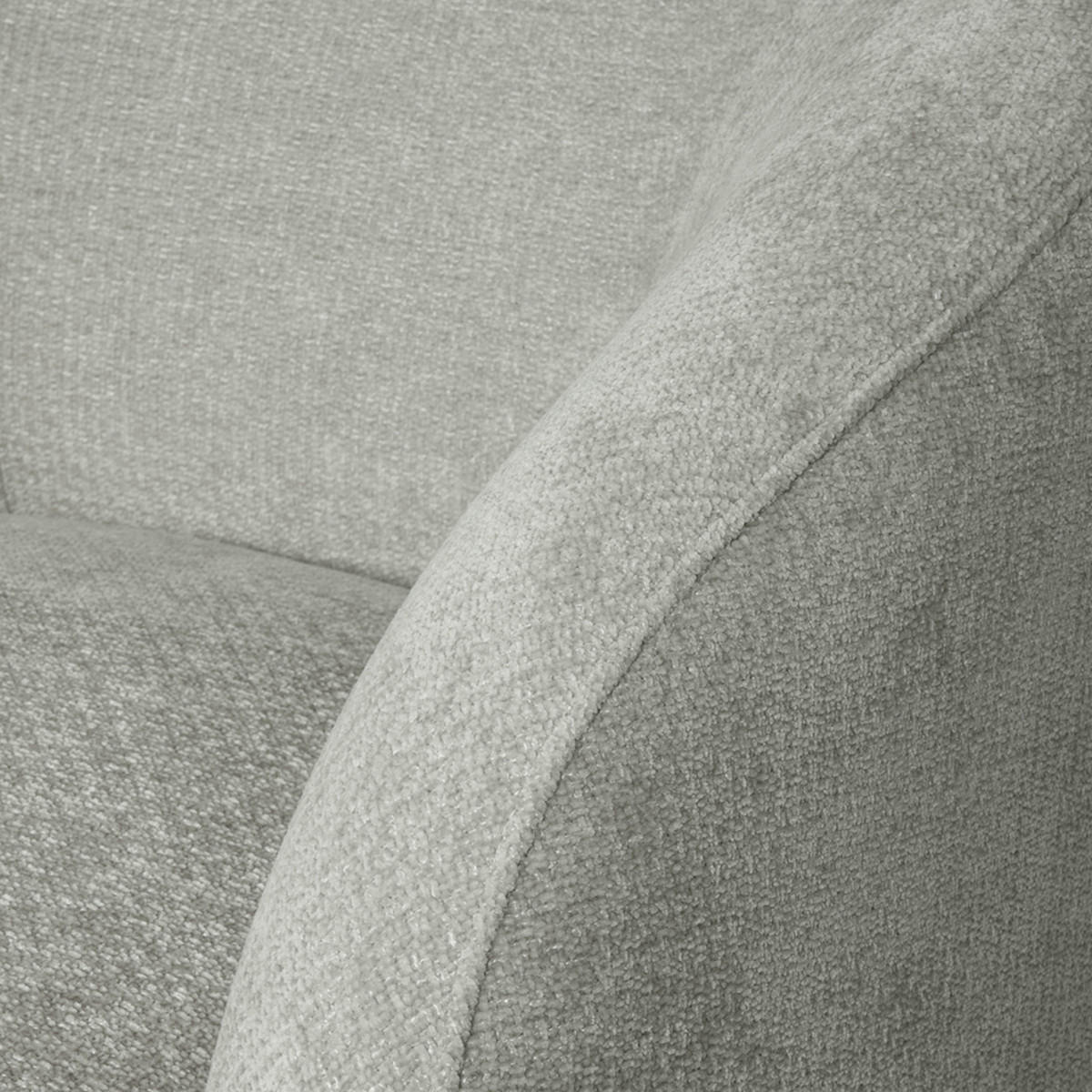 SESSEL Alby Beige 88/82/81 cm - Weiß, Textil (82/81/88cm) - LABEL51