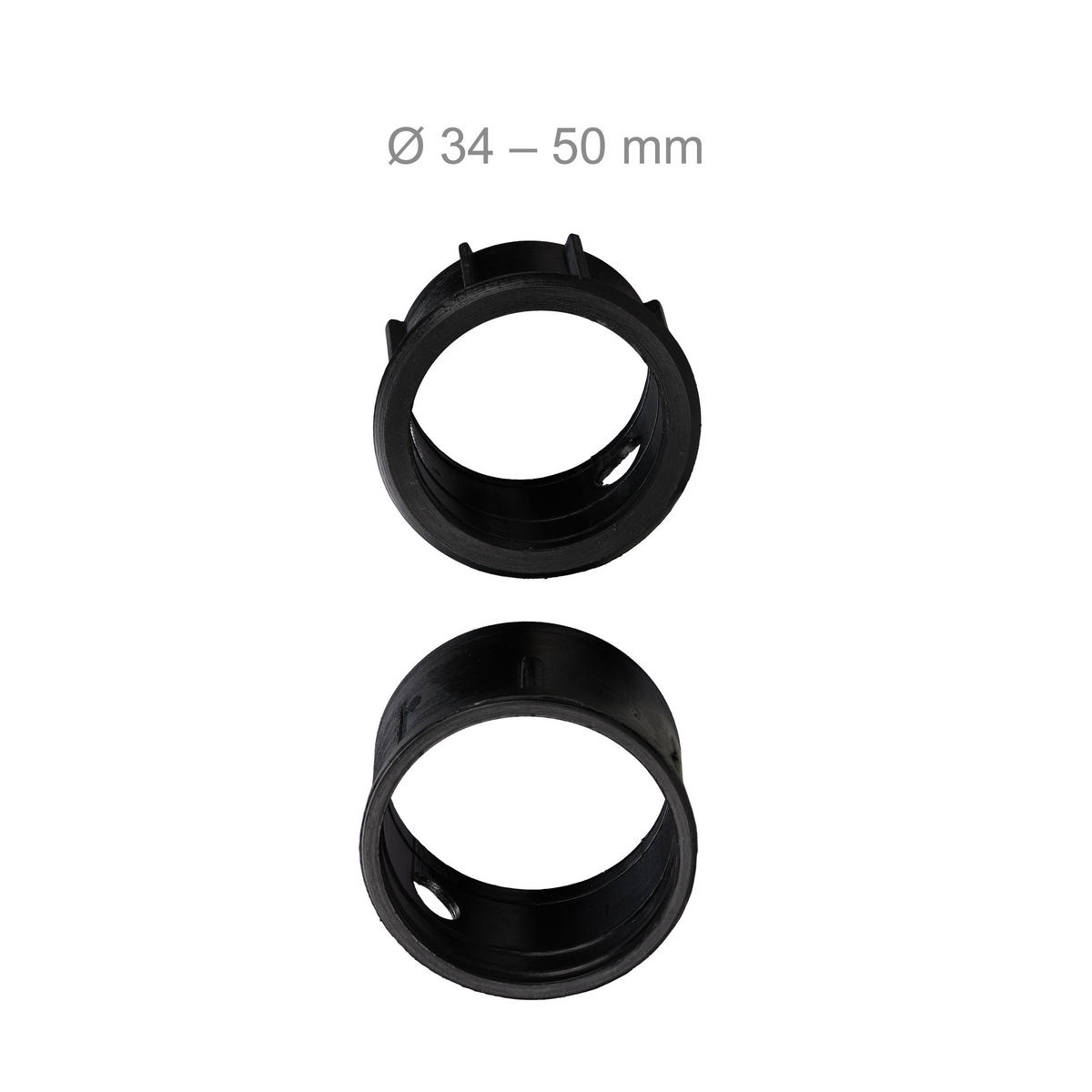 STOJALO za dežnike - črna, kovina/umetna masa (50/32cm) - Relaxdays