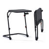 BEISTELLTISCH Schwarz, klappbar - Schwarz, Kunststoff (53.5/37/70.5cm) - Meubles Cosy
