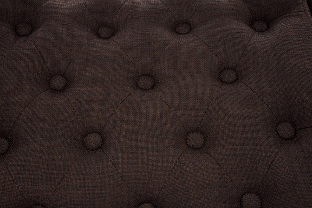 BARHOCKER Dubai, Gestell Metall in Chromoptik, STOFF Braun - Chromfarben/Braun, Textil/Metall (52/100/55cm) - TPFLiving