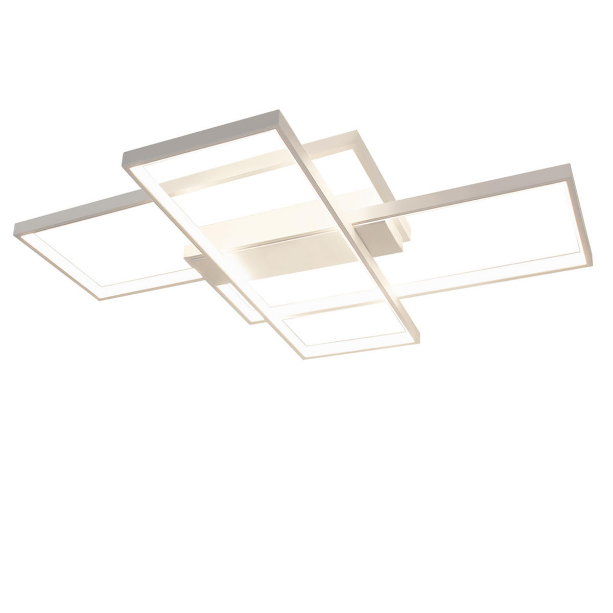 LED-DECKENLEUCHTE Zeno 65/47/7.5 cm - Weiß, Metall (65/47/7.5cm) - Nettlife
