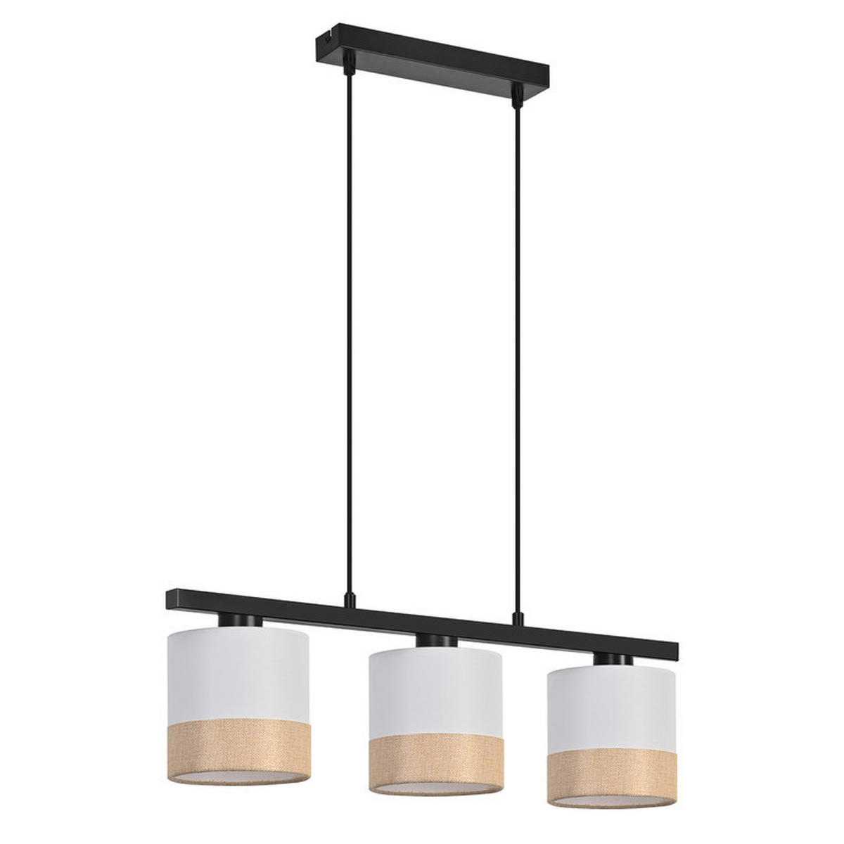 PENDELLEUCHTE BAYREUTH Ⅲ 25/5/120 cm - Weiß, Metall (25/5/120cm) - Nettlife