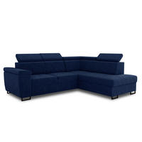 ECKSOFA Natan, Seite: Rechts - Blau, Holz/Textil (265/205cm) - Sofnet