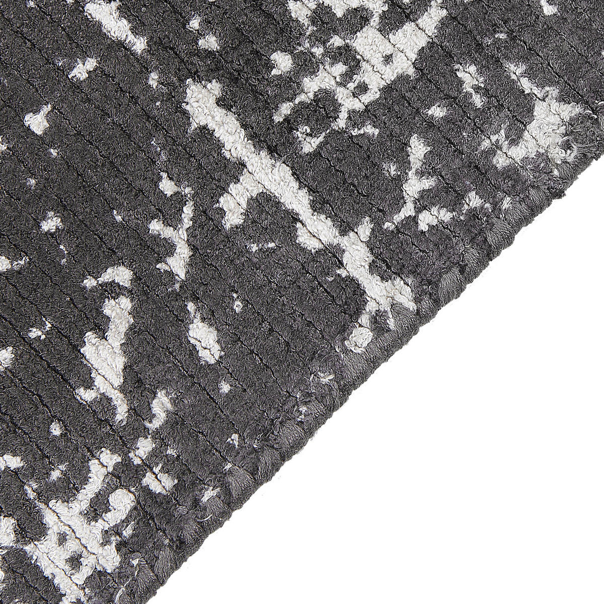 KURZFLOR-TEPPICH Hanli 150/80 cm - Grau, Naturmaterialien (80/150cm) - Beliani