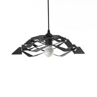 HÄNGELEUCHTE - Schwarz, Metall (40/40/16cm) - Lumicom