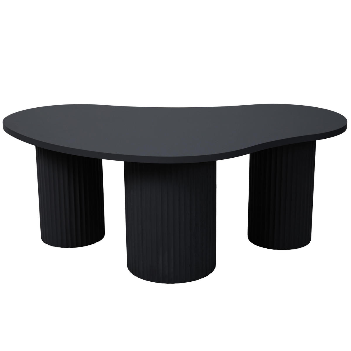 COUCHTISCH, Schwarz - Schwarz, Holz (100/60/38cm) - Oviala