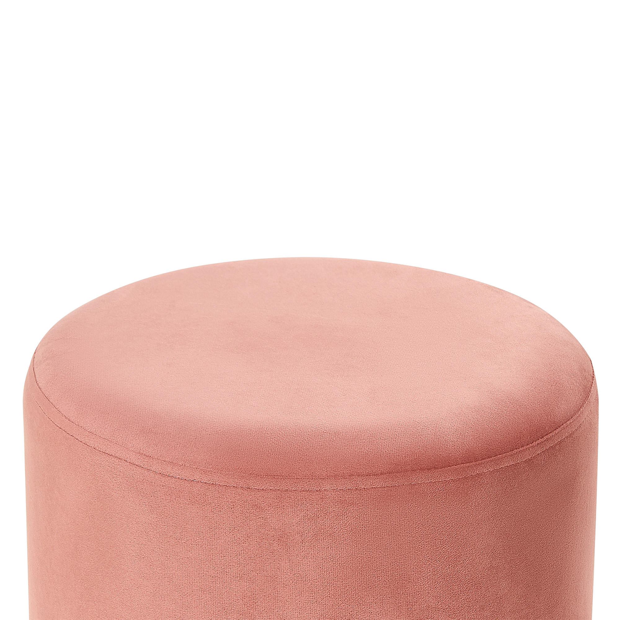 POUF Yankton 35/35/42 cm - Pink, Textil (35/42/35cm) - Beliani