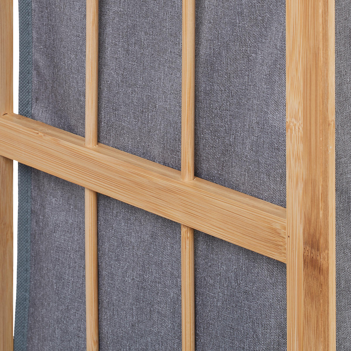 WÄSCHEKORB - Multicolor, Holz/Textil (39/60/30cm) - Relaxdays