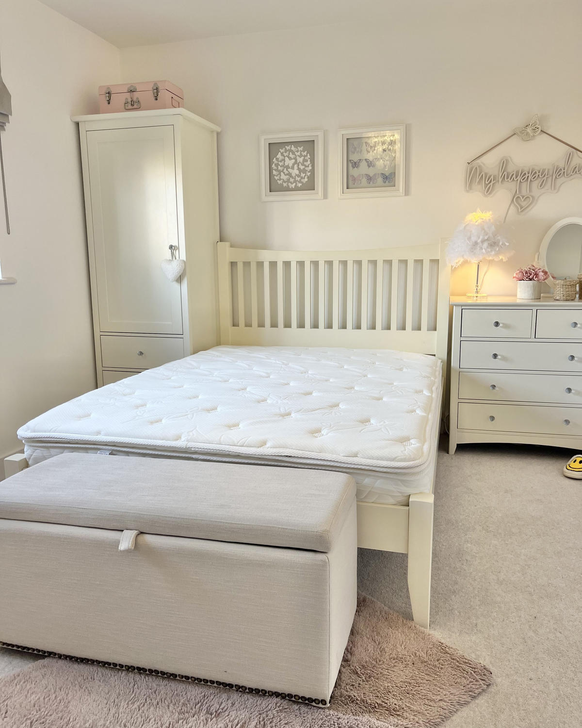 MATRACE S KAPSOVÝMI PRUŽINAMI A PAMĚŤOVOU PĚNOU H2/3 Střední 180/200 cm Luxus - béžová, textil (180/200cm) - Beliani