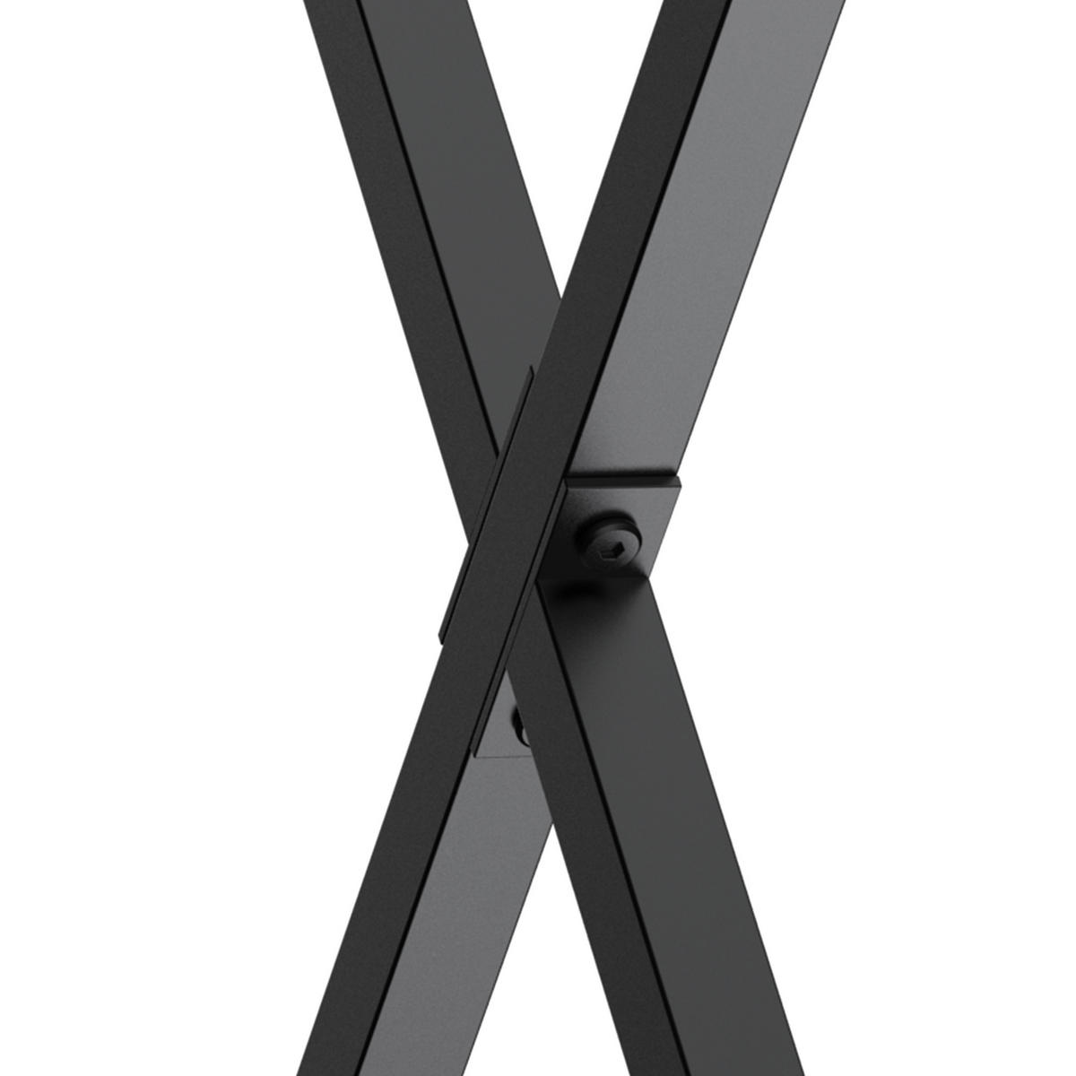 TISCHBEINE DE-18149 X-Form, industrieller Stil Schwarz - Schwarz, Metall (8/72/70cm) - ComfortXL