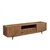 TV-BOARD 188x40x48 Akazie natur lackiert MOSAYK #105 - Naturfarben, Holz (188/48/40cm) - Massivmoebel24