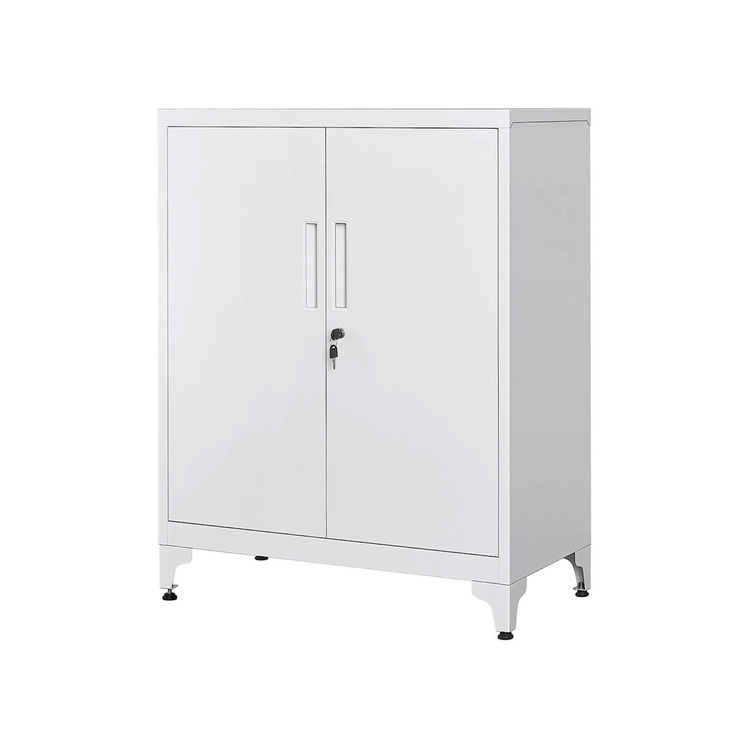 AKTENSCHRANK SARAJEVO - Grau, Metall (80/90/40cm) - Hansiro