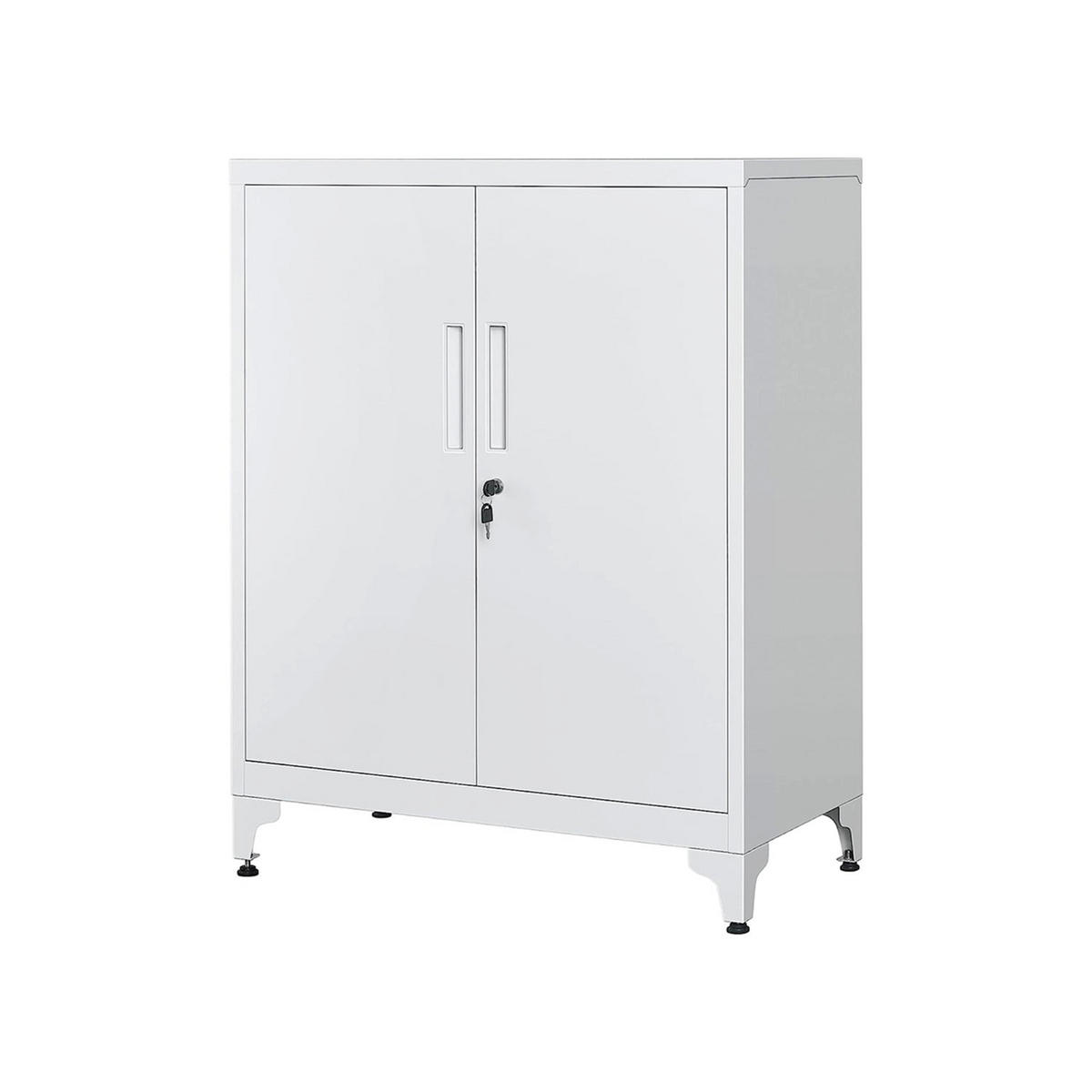 AKTENSCHRANK SARAJEVO - Grau, Metall (80/90/40cm) - Hansiro