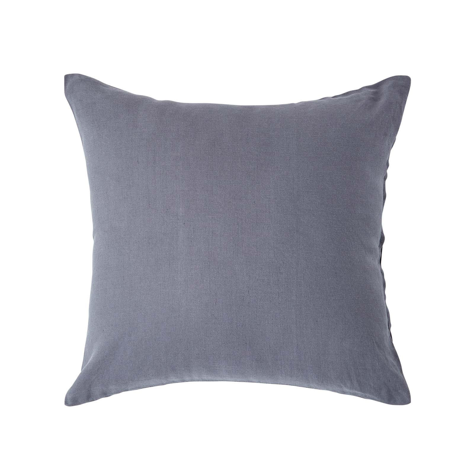 KISSENBEZUG Leinen - Dunkelgrau, Textil (60/60cm) - Homescapes