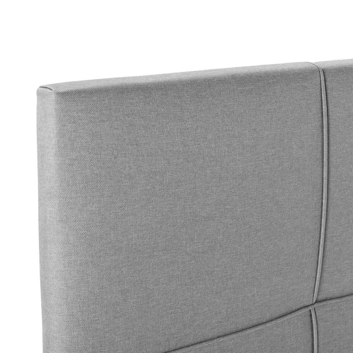 KOPFTEIL Sicilia 90x60 cm Grau - Grau, Textil (6/90/90cm) - VS Venta-stock