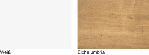 Ewe Küchen Vida Arbeitsplatten Weiß Eiche Umbria