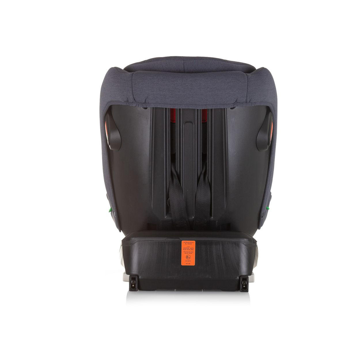 KINDERSITZ Tourino i-Size (40-150cm) dunkelgrau Isofix, höhenverstellbar, Stützbein, drehbar - Dunkelgrau, Kunststoff (46/78/49cm) - Chipolino