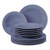 TAFELSERVICE Beat Color Glaze Fliederblau 12er Set - Violett, Keramik (32.3/23.5/32.3cm) - Seltmann Weiden