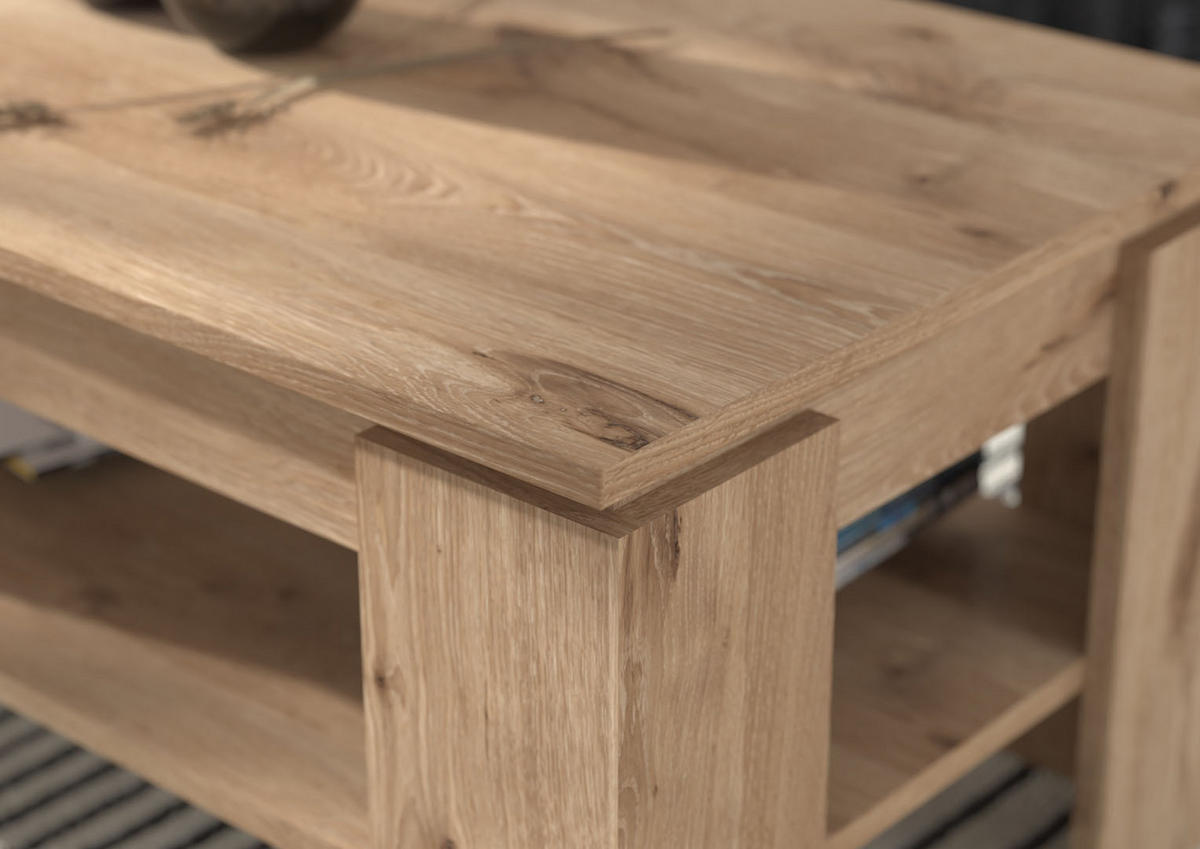 COUCHTISCH Titan 60/100/45 cm - Eiche Wotan, Holzwerkstoff (60/100/45cm) - Xonox
