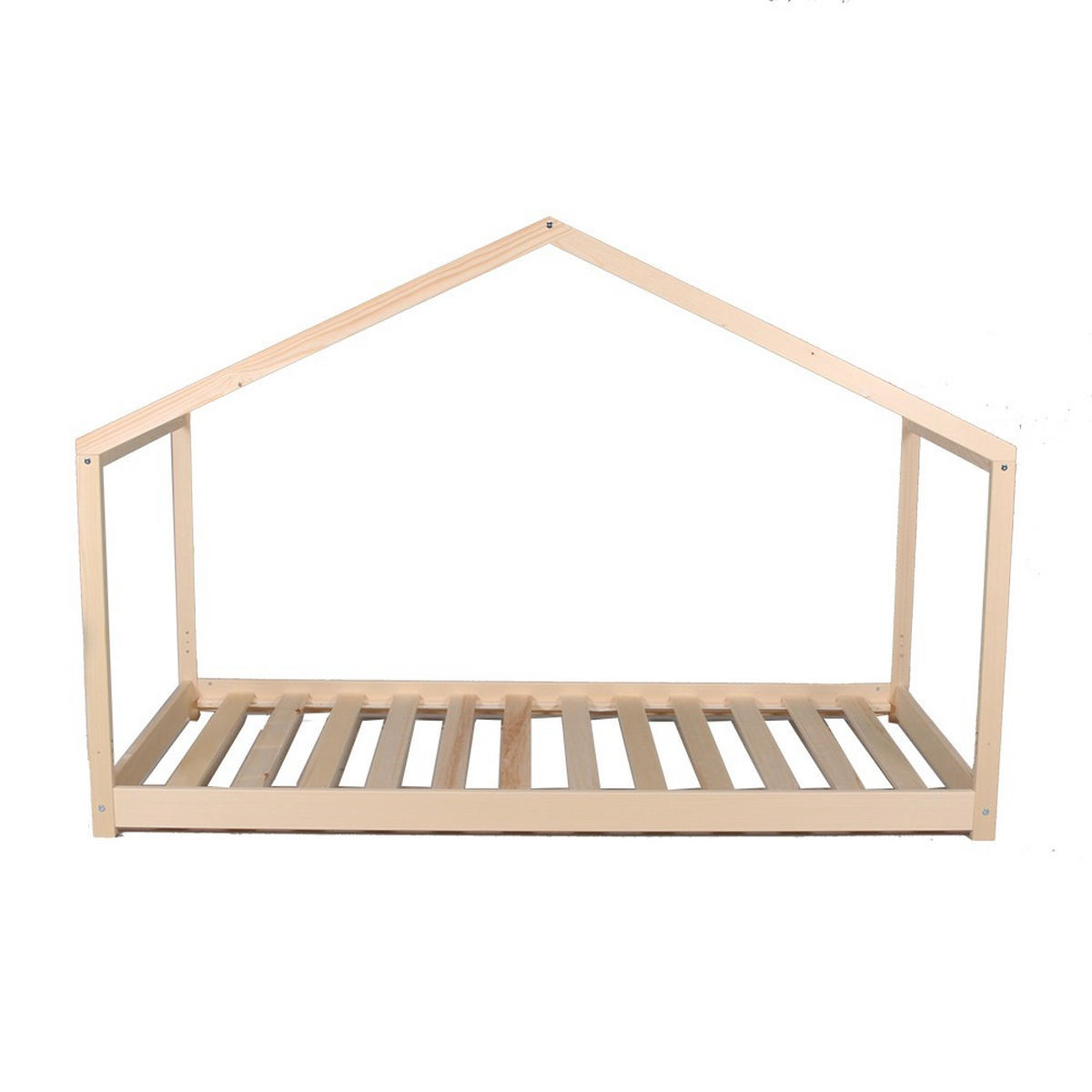 HAUSBETT KOALA MIT LATTENROST/ Kinderbett 90x190 - Natural - Naturfarben, Holz (90/190cm) - Weber Industries
