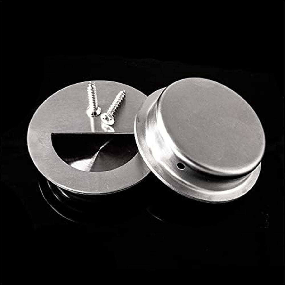 MÖBELGRIFF Silber 4er-Set 50 mm - Silberfarben, Metall (5/5/5cm)