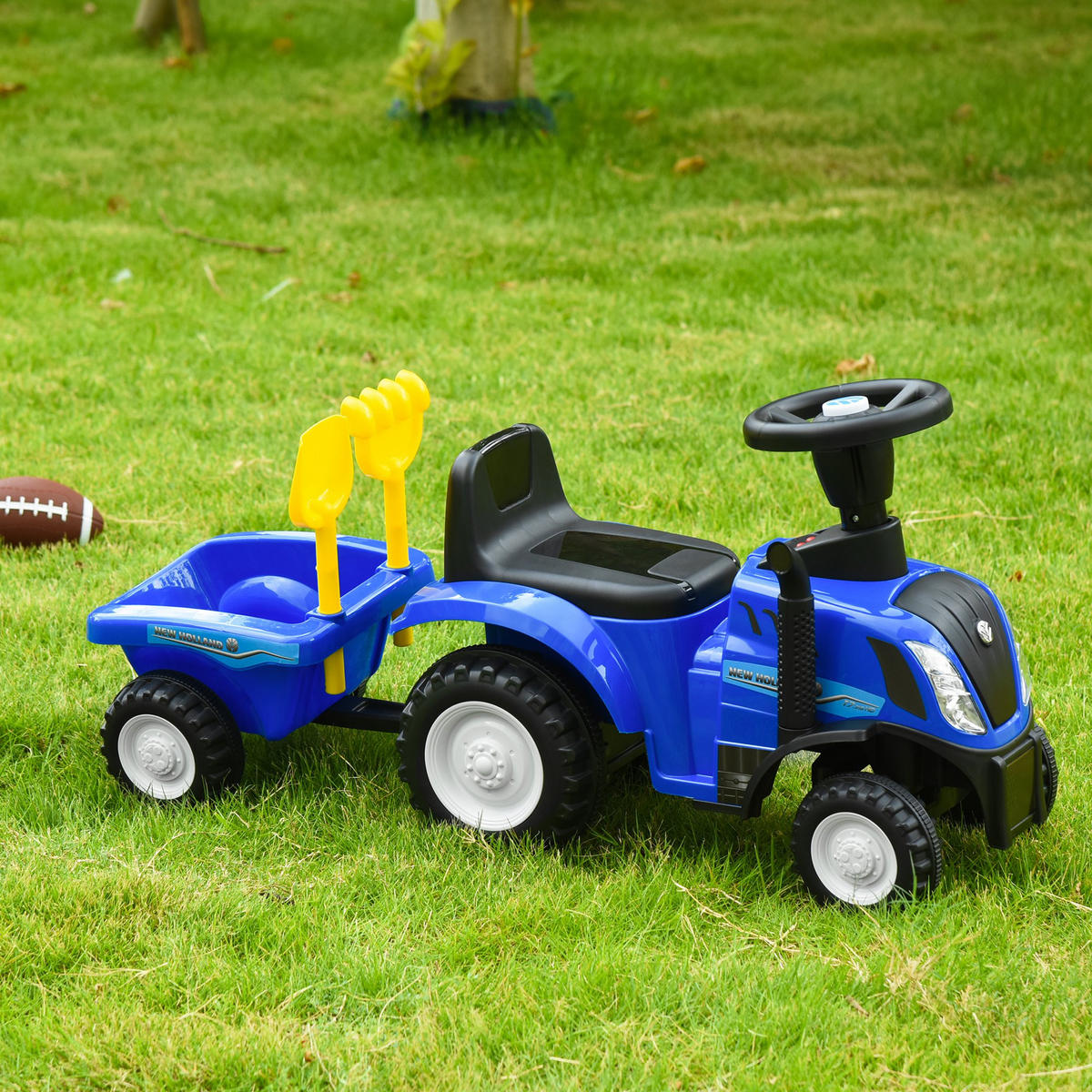 PORTEURTRAKTOR DE-13068 Licht & Sound Blau - Blau, Kunststoff (91/29/44cm) - ComfortXL