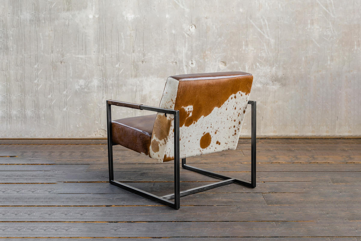 SESSEL LIANO Braun Leder - Braun, Leder (71/81/81cm) - KAWOLA