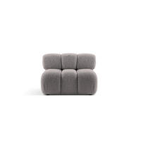MODUL Bellis aus Boucle hellgrau - Hellgrau, Textil (94/70/94cm) - Micadoni