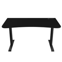 GAMINGTISCH Arena Medium 140/76/71 cm Reines Schwarz - Schwarz, Metall (75.5/140/71cm) - Arozzi